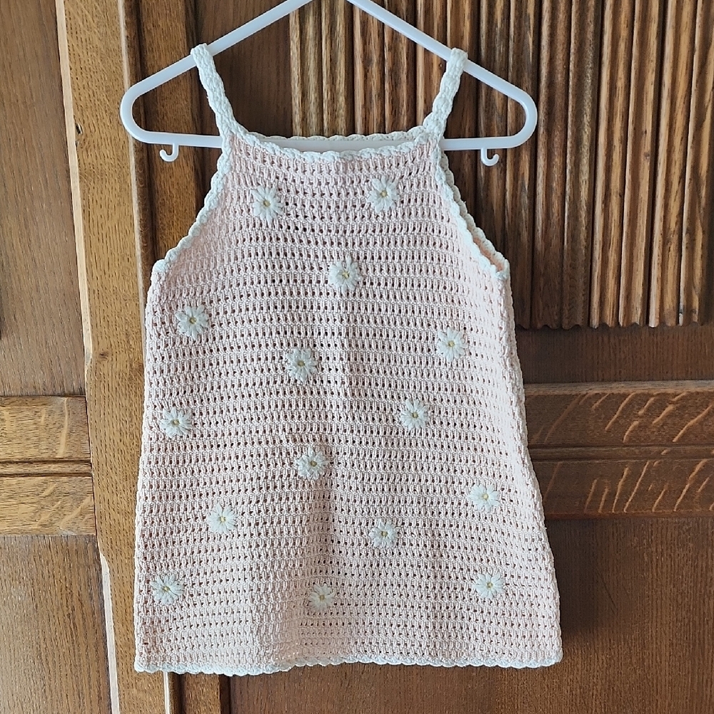 Zara Crochet Embroidered Dress
